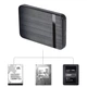 Зовнішній карман ShuoLe USB 3.1 Type-C, корпус SSD / HDD 2.5" SATA3, Чорний корпус (CN280054-U25Q931-T) - зображення 5