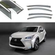 Дефлектори вікон вітровики Lexus NX від 2014-(з нержавіючим молдингом) "FLY" - зображення 1