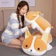 Мягкая Игрушка Собака Корги 80см, Подушка Обнимашка, Бежевый - изображение 3