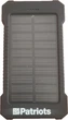 УМБ 4PATRIOTS SolarTank 8000 mAh із сонячною панеллю 1.5 Вт Black - зображення 1