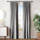 Комплект штор Lux Portiery Бархат-велюр Серо-бежевый 200×275 см - 2 шт (В1376) - изображение 1