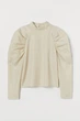 Блуза жіноча H&M бежева S 0942643 - изображение 1
