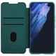 Кожаный чехол-книжка Nillkin Qin Pro Plain Camshield для Samsung Galaxy S22+ Зеленый - изображение 5
