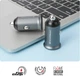 Автомобильное зарядное устройство ArmorStandart USB Type-C PD20W + USB QC 3.0 Grey (ARM65439) - изображение 4