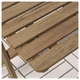 Стіл і 2 стільці ASKHOLMEN IKEA 792.623.29 сіро-коричневий - зображення 2