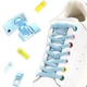 Еластичні плоскі шнурки FASTLACES T9-7B Beige - зображення 4