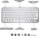 Клавіатура бездротова Logitech MX Keys Mini For Business Pale Gray (920-010609) - зображення 6