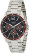 Наручные часы Casio MTP-1374D-5AVВF Черные с красным/серебристым - изображение 1