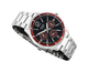 Наручные часы Casio MTP-1374D-5AVВF Черные с красным/серебристым - изображение 5