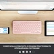 Клавиатура беспроводная Logitech Wireless K380 for MAC UA Rose (920-010406) - изображение 5