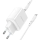 Сетевое зарядное устройство BOROFONE BN9 2Type-C, QC/PD, 35W, 3A адаптер с Type-C кабелем - изображение 4