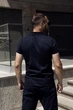 Поло мужское льняное базовое "Flax" Intruder синее M - изображение 7