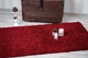 Пушистый прикроватный коврик Loca 6365 Red 80х150 см Красный - изображение 2