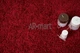 Пушистый прикроватный коврик Loca 6365 Red 80х150 см Красный - изображение 4