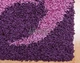 Пушистый прикроватный коврик Loca 9161 D.Purple 80х150 см Фиолетовый - изображение 4