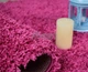 Пушистый прикроватный коврик Loca 6365 Pink 80х150 см Розовый - изображение 5
