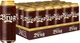 Упаковка пива Keten Brug Brune Elegant тёмное пастеризованное 6% 0.5 л х 24 шт (4820193036299) - изображение 1