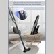 Портативний акумуляторний пилосос Hanwei Vacuum Cleaner Сірий (HW102VG) - зображення 7