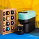 Капсульная кофемашина Nespresso Vertuo Pop Aqua Mint XN920410, мятно-голубая и дегустационный набор 12 кофе (капсул) - изображение 1