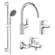 Набір змішувачів 4 в 1 для ванної кімнати та кухні S-Size Grohe StartEdge UA202501SK - изображение 1