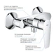 Змішувач для душу Grohe QuickFix StartEdge 24197001 - изображение 6