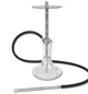 Кальян Trumpet Hookah Moar Silver с колбой Craft Clear 54 см - изображение 1