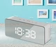 Настольные Цифровые часы с зеркальной лицевой панелью TS-S69 USB/AAA с будильником (786300214) Белый - изображение 6