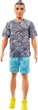 Лялька Барбі Кен Модник у футболці та шортах Barbie Ken Fashionistas Doll #191 HJT09 - зображення 1