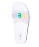 Шлепанцы Guess Lana Logo Slide Sandals белые 36 размер - изображение 6