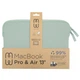 Чохол MW Horizon Sleeve Case для MacBook Pro 13" M1/MacBook Air 13" M1, Frosty Green (MW-410124) - зображення 5