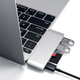 Хаб-адаптер Satechi Type-C USB 3.0 Passthrough Hub, Silver (ST-TCUPS) - зображення 5