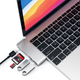 Хаб-адаптер Satechi Type-C USB 3.0 Passthrough Hub, Silver (ST-TCUPS) - зображення 6