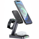 Беспроводная зарядка AceFast E3 Desktop 3in1 Wireless Charging Stand, Black - изображение 2