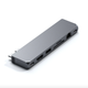 Хаб - адаптер Satechi Aluminum USB-C Pro Hub Max Adapter, Space Gray (ST-UCPHMXM) - изображение 2