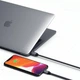 Кабель синхронізації Satechi USB-C to Lightning Cable 1.8 m, Space Gray (ST-TCL18M) - зображення 3