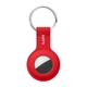 Силиконовый чехол брелок LAUT HUEX TAG for AirTag, Raspberry (L_AT_HT_R) - изображение 2
