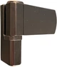 Петля дверная FAPIM Florence 80 15-20 мм Коричневая (8010681130264) (7640I_62-8077 MAT) - изображение 3