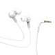 Наушники HOCO Oceanic universal earphones with mic M86 white - изображение 1