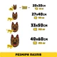 Деревянный фигурный пазл Овчарка от WortexPuzzle 27x40 см 178 шт - изображение 3