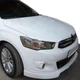 Накладка на передній бампер (під фарбування) для Citroen C-Elysee 2013-2022 рр - зображення 2