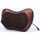 Массажная подушка Car & Home Massage Pillow для шеи, плеч и спины с подогревом ортопедическая + кабель для питания от прикуривателя Коричневая - изображение 3