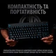 Клавіатура Logitech G PRO Mechanical Gaming USB UA Black (920-009392) - зображення 4