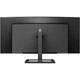 Монітор TFT 34" Philips 346E2CUAE VA вигнутий WQHD DP HDMI USB-С HAS 3440x1440 31.81Вт колонки black - зображення 6