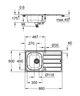 Мийка для кухні з нержавіючої сталі Grohe K200 (31552SD1) - зображення 4