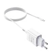 Сітчастий зарядний пристрій HOCO C81A Asombroso single port charger set(Micro) White - зображення 5