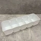 Органайзер для дрібниць прямокутний 27*9*6.5 см 5 секцій Elif Plastik E-393 білий - изображение 3