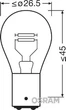 Вказівна лампа Osram 7537 P21/5W 24V 21W BA15d - зображення 2