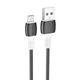 Кабель Borofone BX84 USB - MicroUSB Чорно-Білий 2,4A - зображення 2