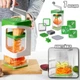 Овочерізка 7 в 1 Household Safety Slicer Нержавіюча сталь - зображення 9