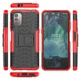 Чехол Armor для Nokia G21 / G11 бампер противоударный с подставкой Red - изображение 3